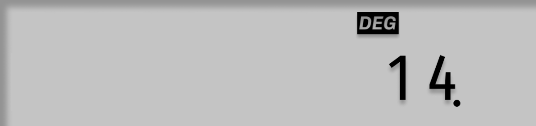 Display shows 14.