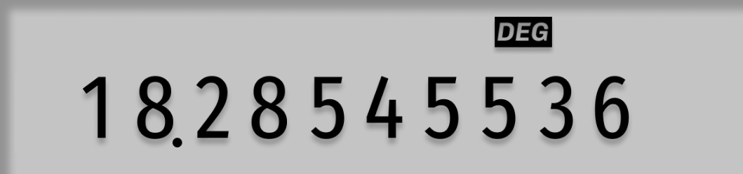 Display shows 18.28545536